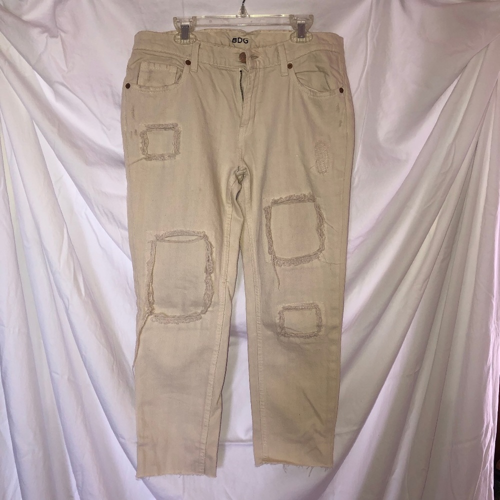 Urban Outfitters BDG White Ripped Jeans